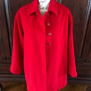 Valentino Miss V wool coat